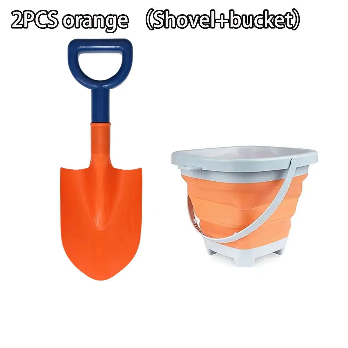 1/2PCS Kinder Strand Schaufel oder mit Klapp Eimer Kind Sand Spitzen Spielzeug Spielen Im Freien Wasser/Schnee spiel Sommer Winter Geschenk