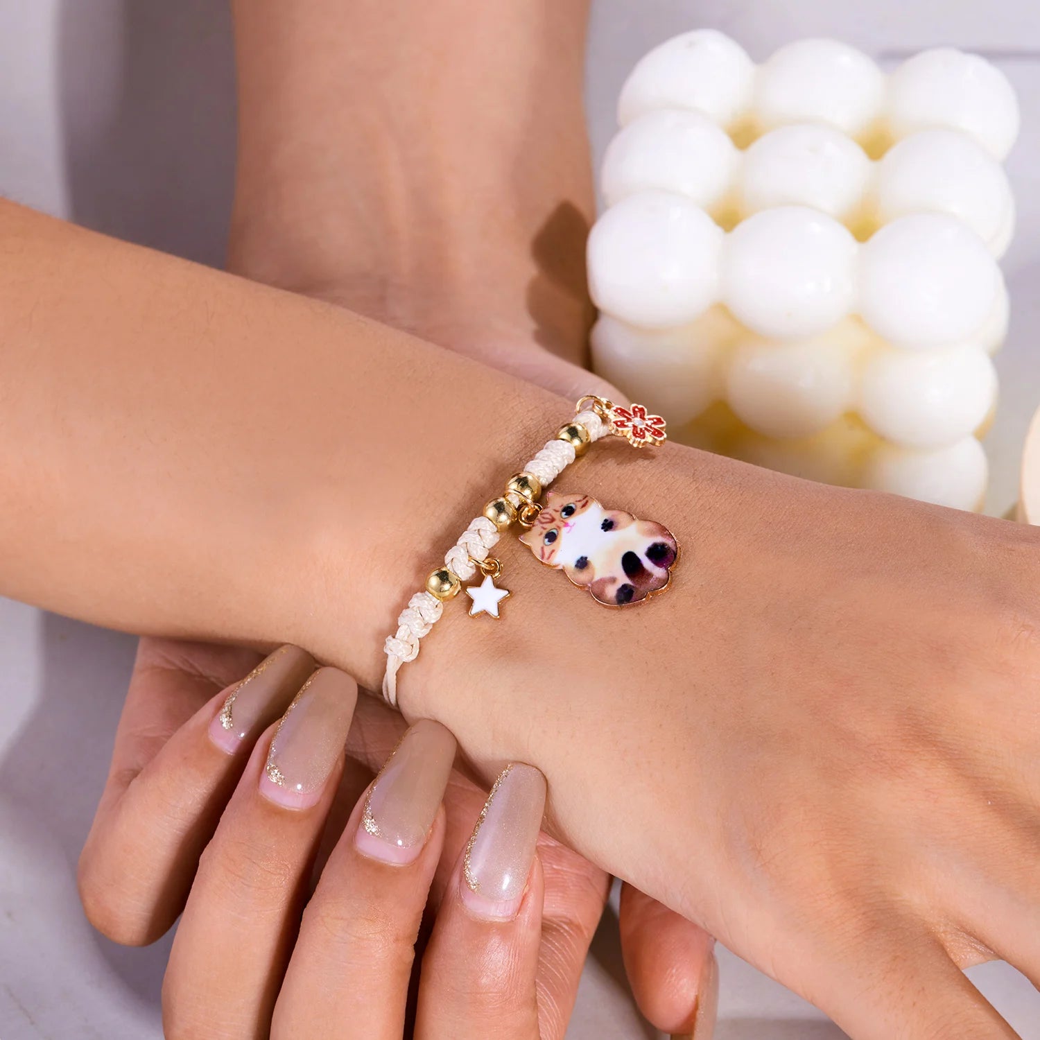 Cute Cat Friendship Bracelet
