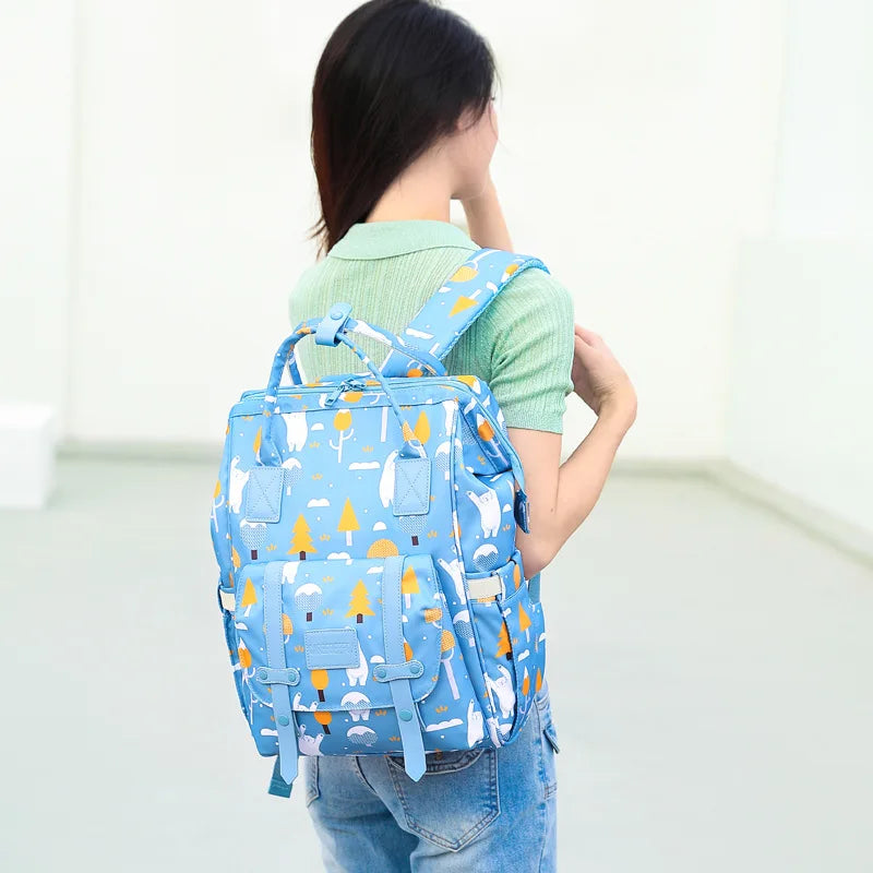 Baby Windel Taschen Mama Rucksack Mutterschaft Tasche für Baby Große Kapazität Mama Tasche Wasserdichte Reise Baby Kinderwagen Tasche Mutter Kinder