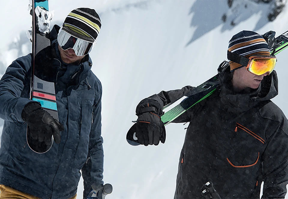 GTUBIKE 1 Paar warme Winter-Skistrümpfe, verdickende Wandersocken für Damen und Herren, Anti-Kälte-Skifahren, Outdoor-Sportstrümpfe, Schnee