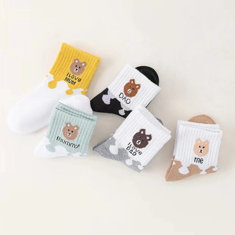 5 Paar Babysocken, niedrig geschnittene Stretch-Söckchen, Säuglingssocken für Neugeborene, Kleinkinder, Jungen und Mädchen, Babysocken