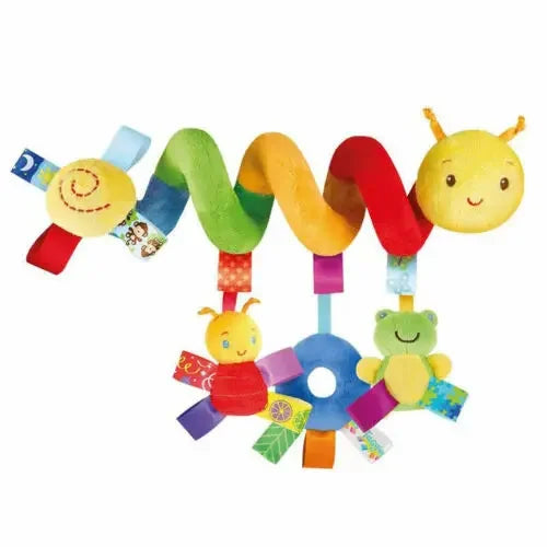 Niedliche Aktivität musikalische Spirale Krippe Kinderwagen Autos itz Reise hängen Spielzeug Baby Jungen Mädchen Rasseln Spielzeug