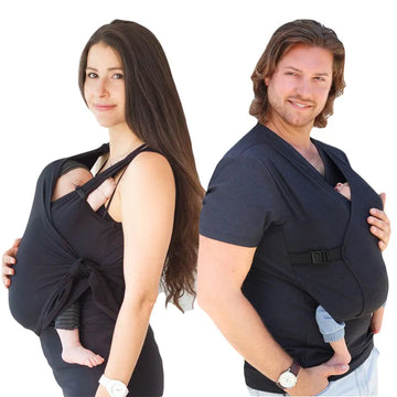 Summer Parent-Child Clothing: Multifunctional Kangaroo T-Shirt for Dad and Mom – Comfortable Vest for Babywearing, Women's Clothing