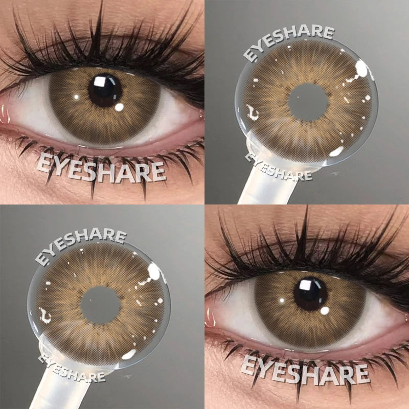 EYESHARE Beliebte farbige Kontaktlinse für Augen, schwarze Linse, Augenmode, braune Schönheit, farbige Schüler, graues Kontakt-blaues Augen-Make-up