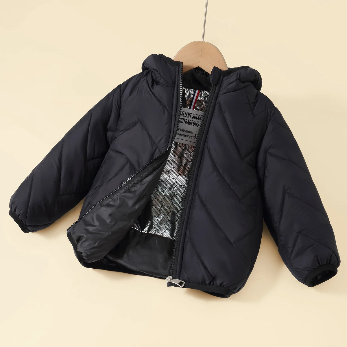 2025 herbst Winter Neue Jungen Mädchen Jacke Einfarbig Dicke Warm Halten Mit Kapuze Zipper Mantel Für 2-12 Jahre jugendliche Kinder Baumwolle Outwear