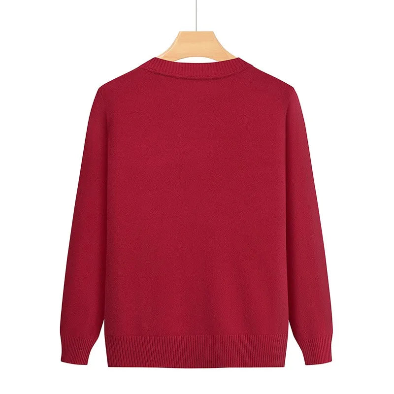 Mode Oma Gestrickte Strickjacke Herbst Winter Neue frauen Pullover Top Mittleren Alters Mutter Strickwaren Mantelatorioди Ljamentos자