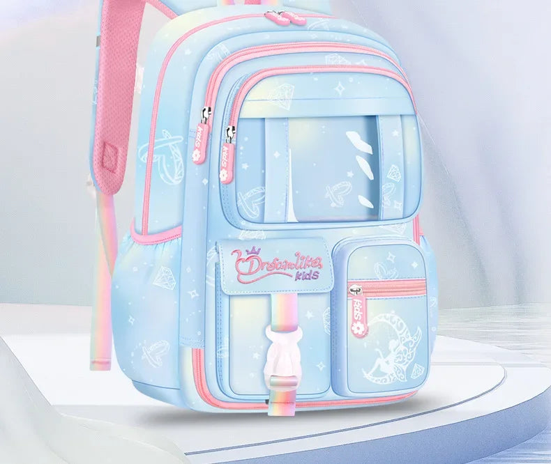 Pink Princess School Backpack