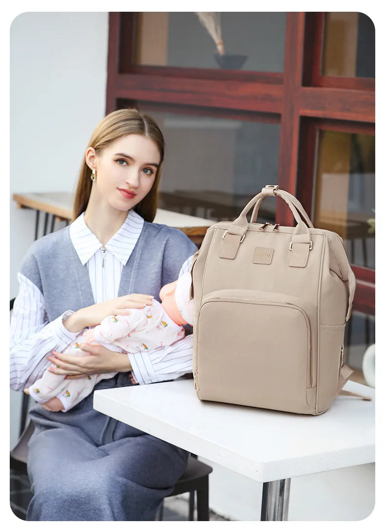 Rucksack für Mutter und Baby, großes Fassungsvermögen, leichte Baby-Aufbewahrungstasche für Mütter zum Ausgehen