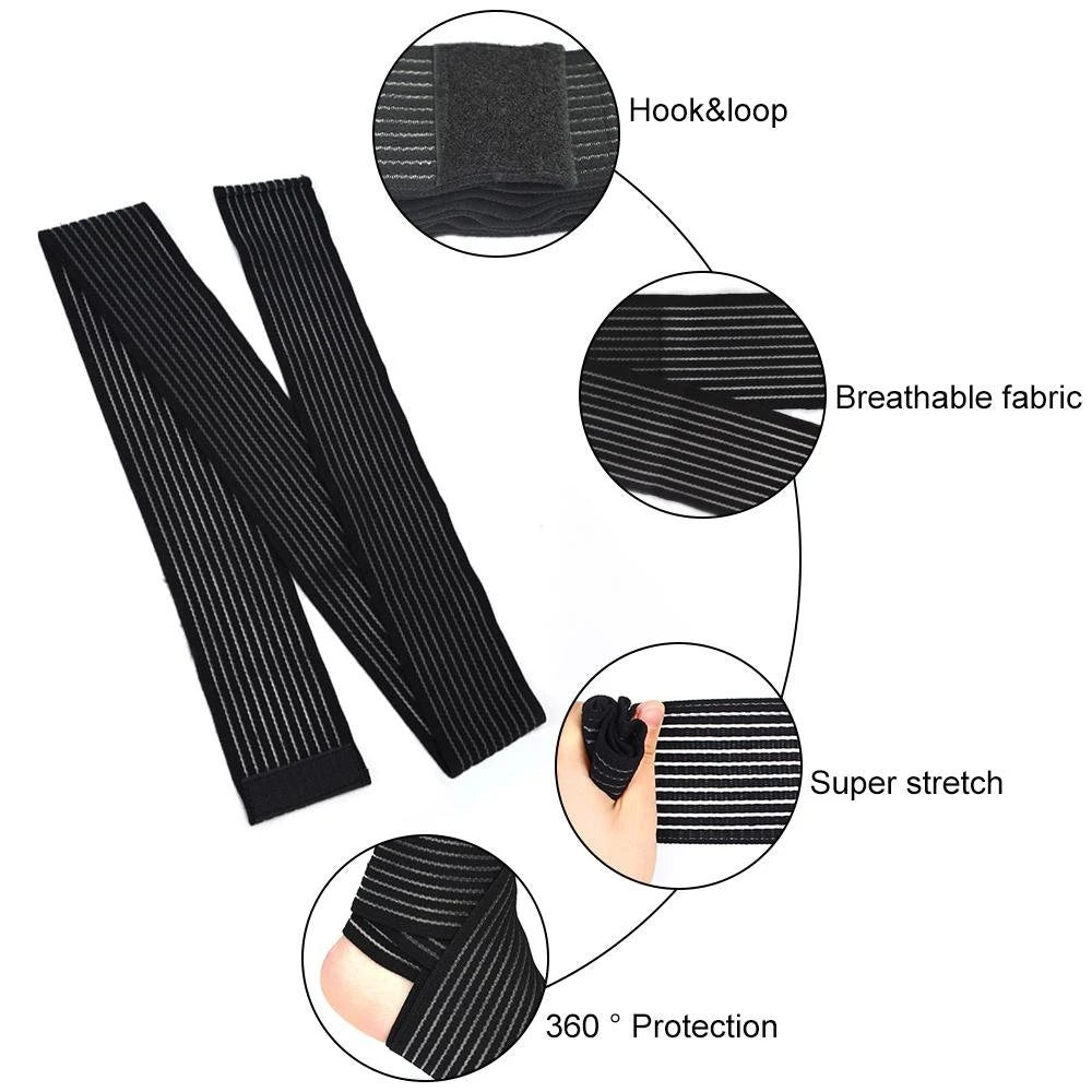 Ganzkörper-Knie- und Ellbogenstützbandage, 40-300 cm |   Verstellbarer Gurt für Sport, Fitness und Gymnastik |   Handgelenk- und Knöchelschmerz-Linderungsbandage