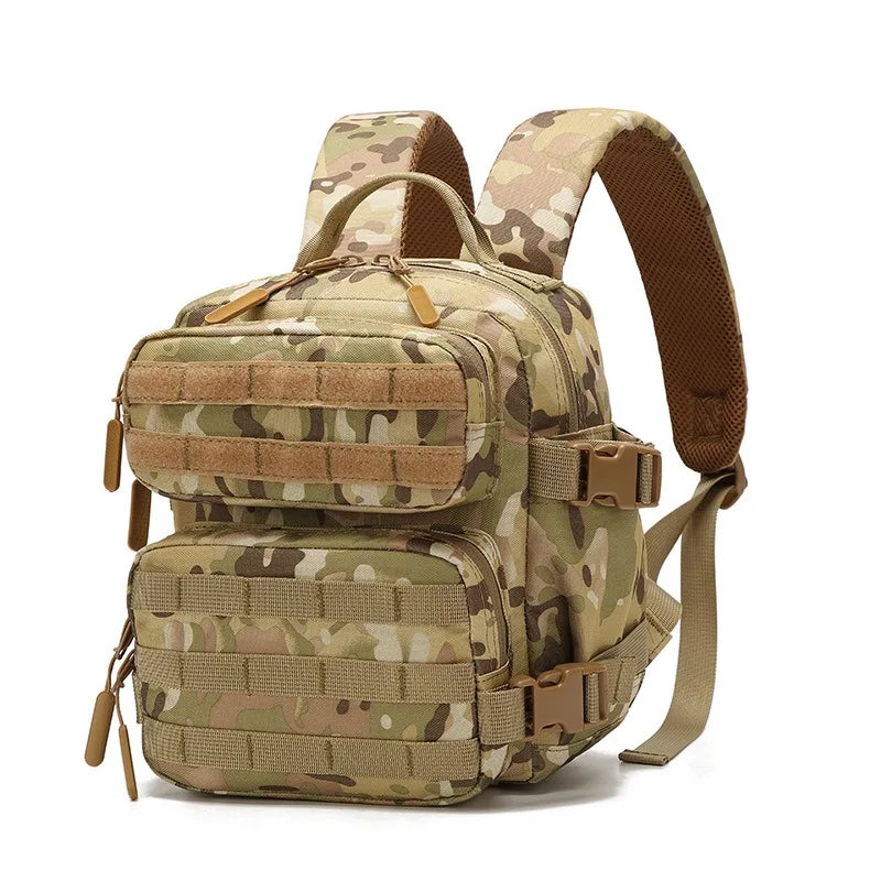 9L Sportrucksack MOLLE 3-Tage Bug Out Bag Mini Outdoor Pack für Damen Herren EDC Camping Wanderrucksack