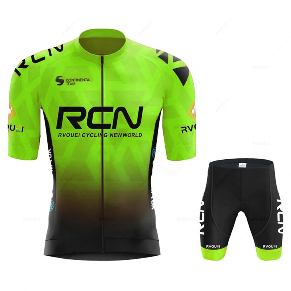 2026 Rvouei Team Radtrikot-Set Sommer Atmungsaktiver Rennrad-Anzug Fahrrad-Uniform Bike MTB Kleidung Neue Sport-Radsport-Kits