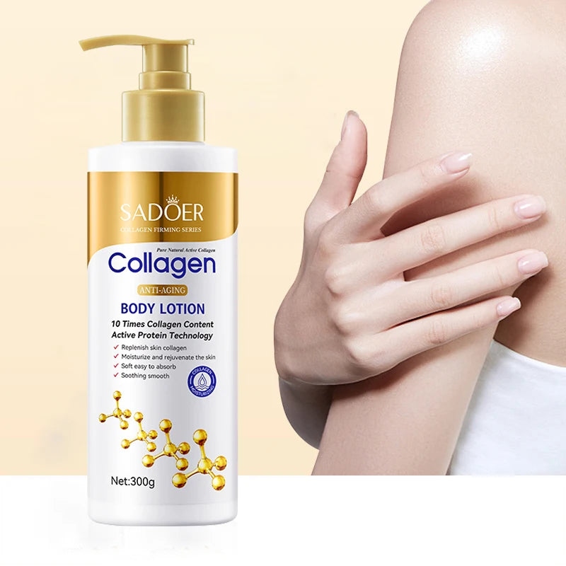 Kollagenmilch Bleaching Face Body Cream Whitening Skin Moisturizing Lotion Lightening Care