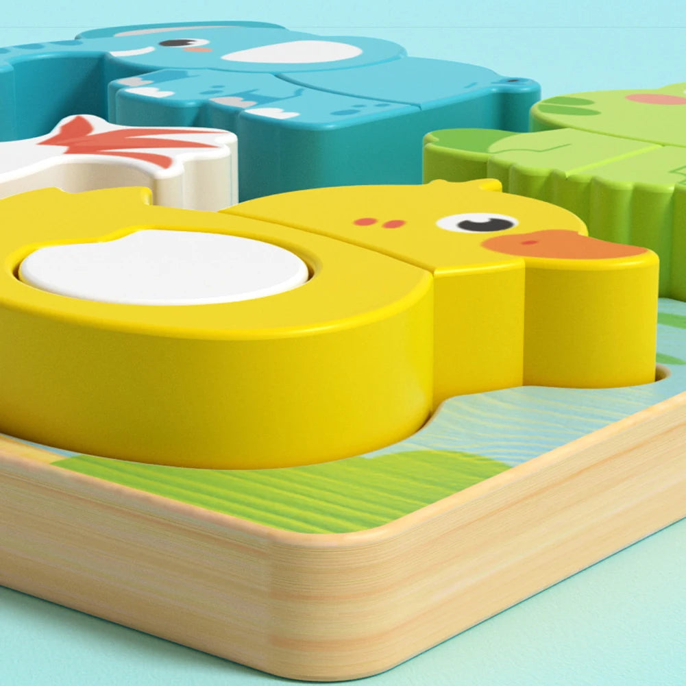 Wooden Animal Puzzle Toy