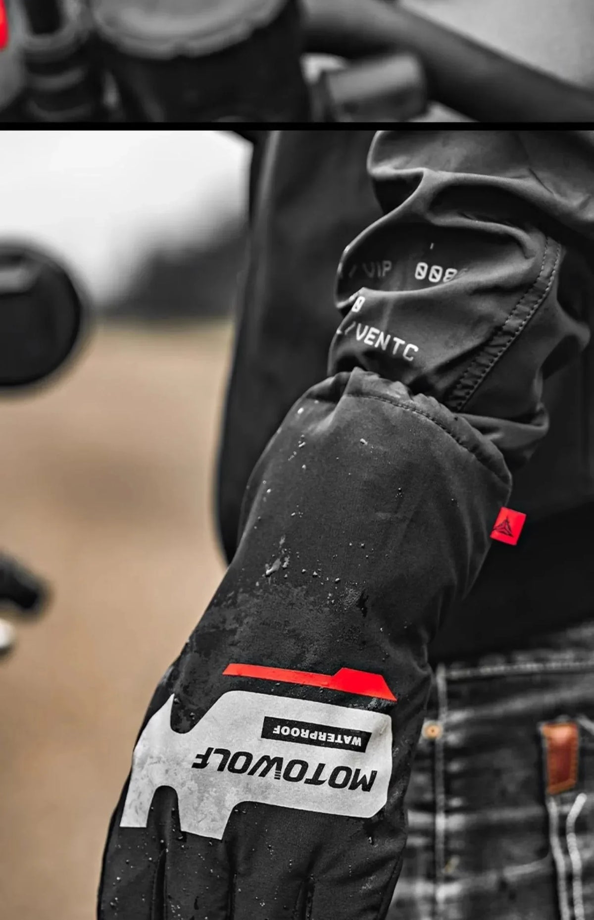 Herbst Winter Motorrad Reiten Handschuhe Wasserdichte Regenschutz Winddicht Warme Motorradfahrer Racing Fahrer Zubehör Männer Frauen