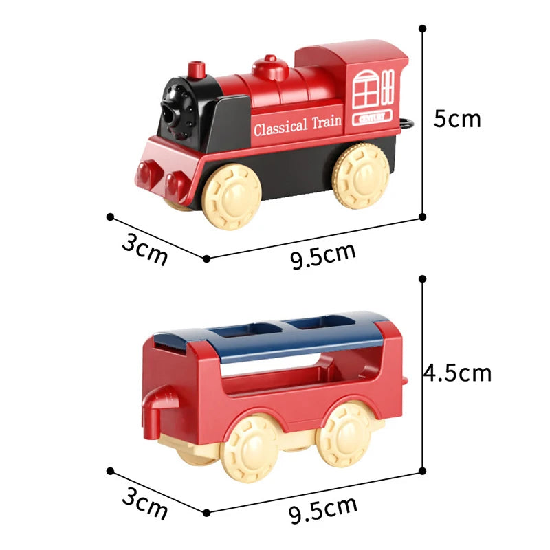 44 Teile/satz Elektrische Zug Track Sets Montage Schiene Zug Auto Spielzeug Junge Pädagogisches Simulation Modell Weihnachten Geburtstag Geschenk