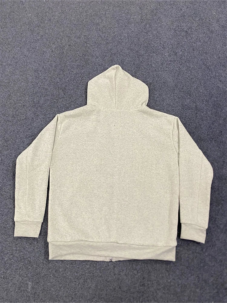 Winter Casual Karierter Hoodie für Damen, Warmer Reißverschluss-Sweatshirt, Beidseitig Tragbar, Modisch Trendy, Locker Geschnittener Kapuzenpullover