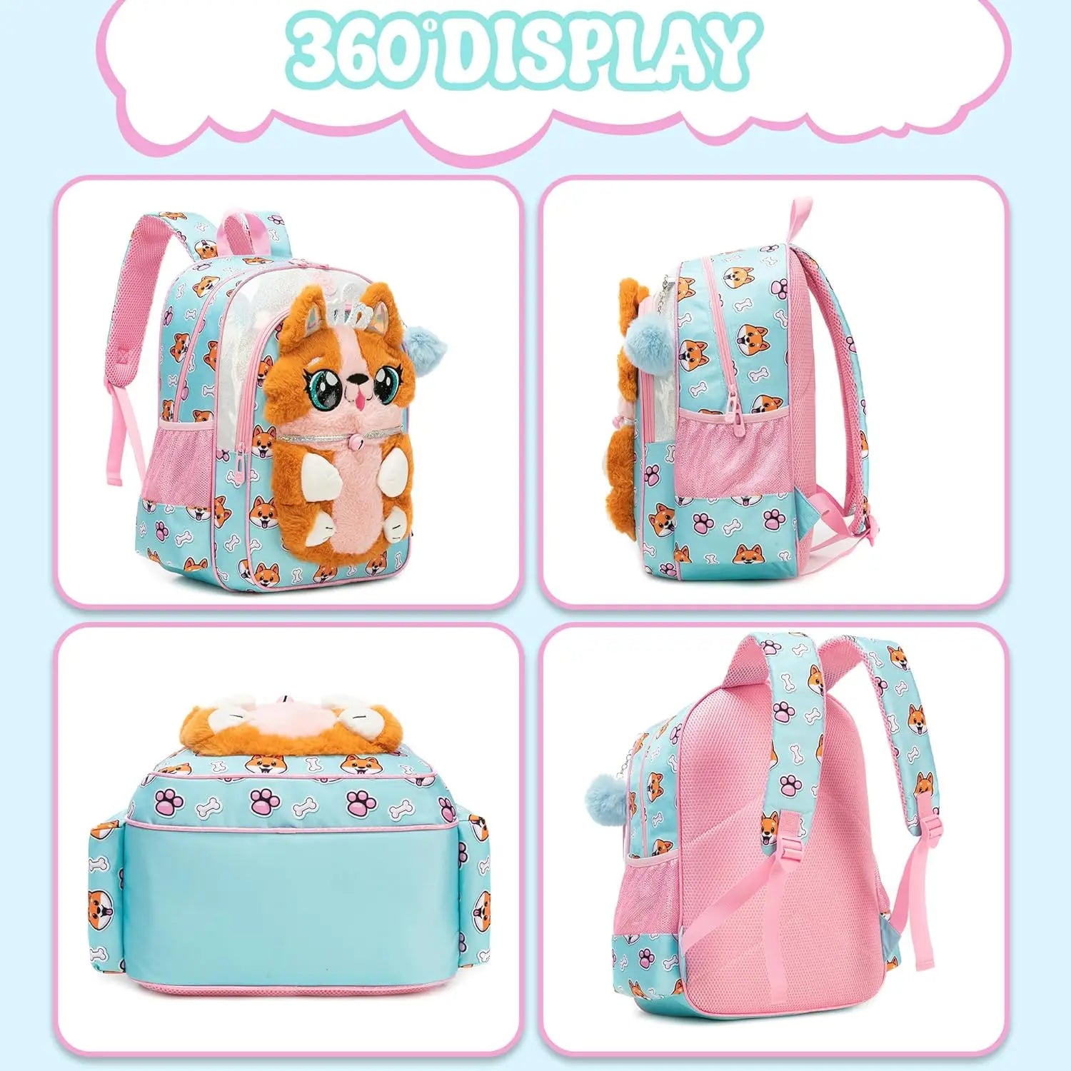 Girls School Backpack Set