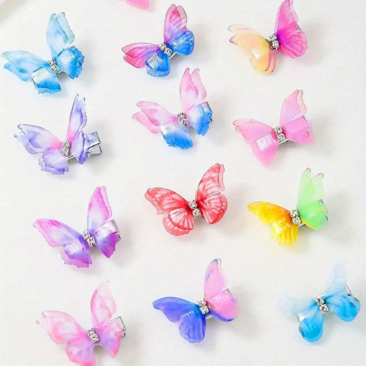 Butterfly Hair Clip Set