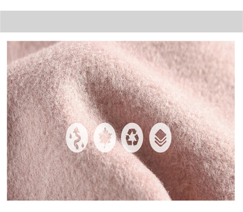 Mädchen Wolle warme Mäntel Kinder Herbst Winter lässige Oberbekleidung Kinder feste Farbe Mode Jacke Teen Turndown Kragen Kleidung