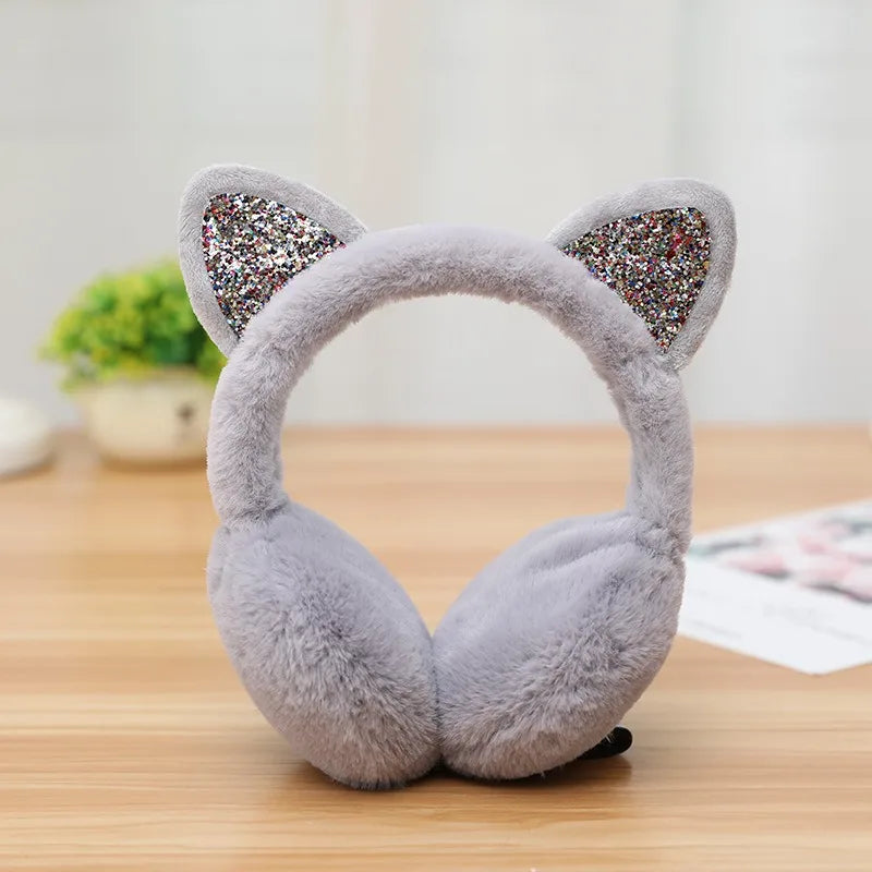 Cat Ear Plush Earmuffs