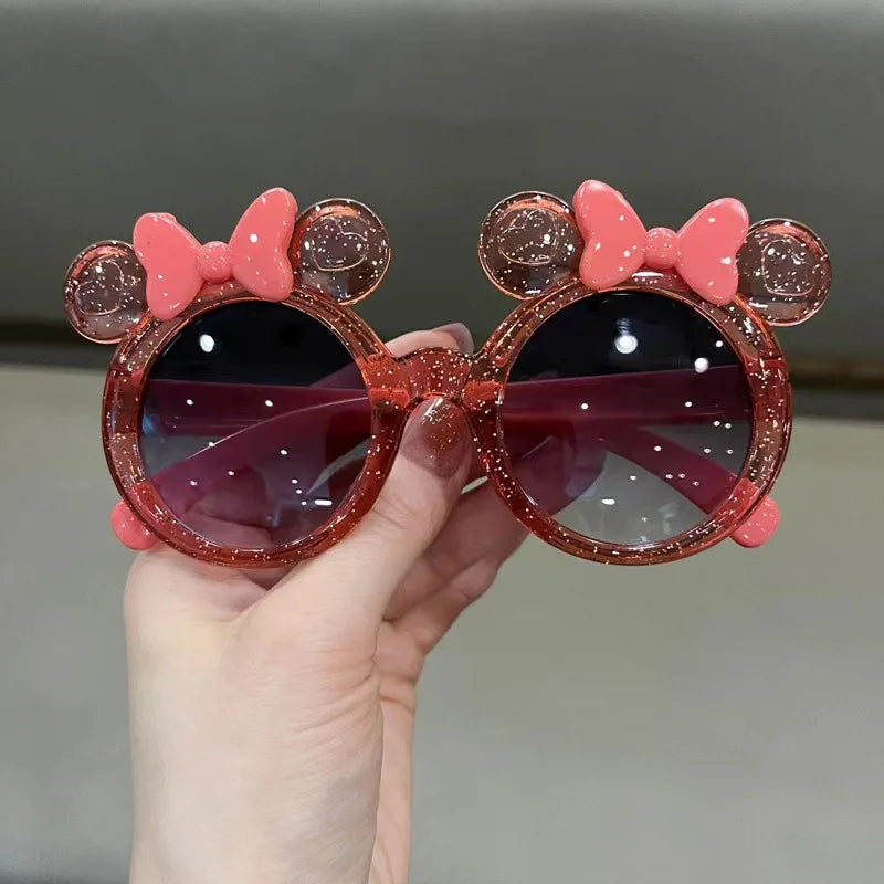 Cute Crystal Bow Kids Sunglasses