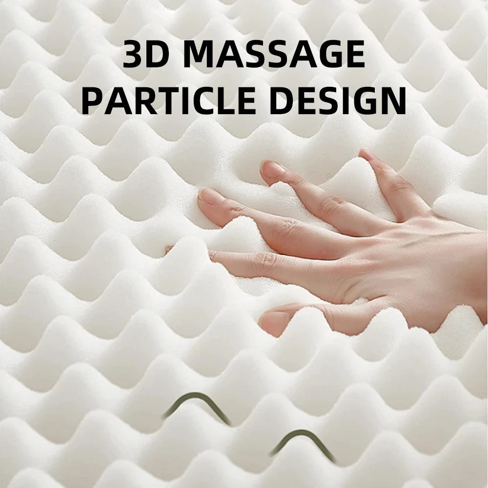 Bequemes, atmungsaktives Sitzkissen, U-förmiges Design, Wellenförmiges Schwamm-Massagekissen kann Gesäßdruck und Steißbeinschmerzen lindern.