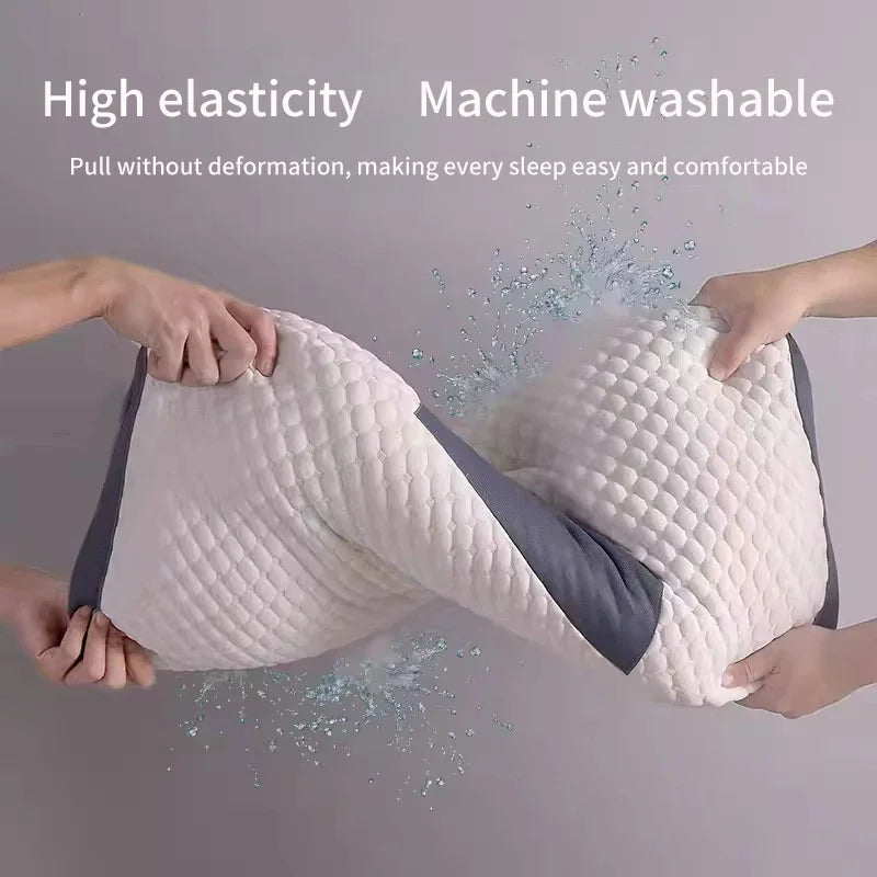 1PC Almohada Neck Kissen Helfen Schlaf Schützen Den Hals Zervikale Orthopädische Sojabohnen Faser Massage Haushalt SPA Kissen Zum Schlafen