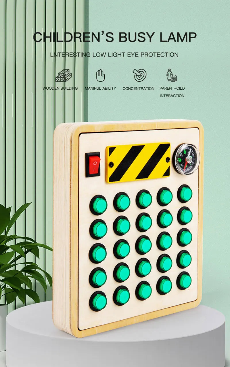 Montessori LED Busy Board