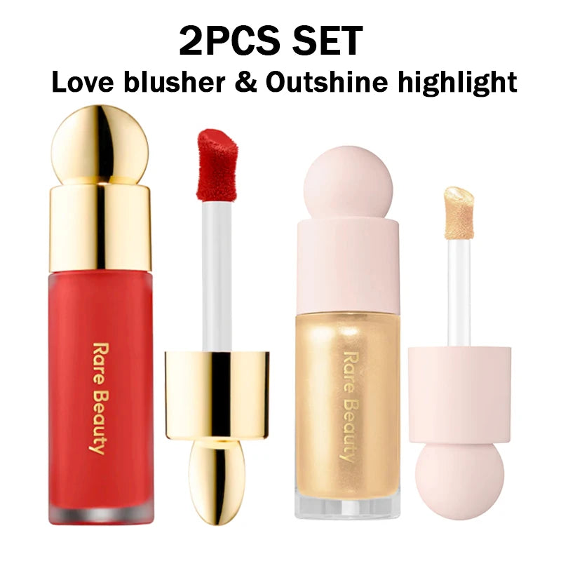 Rare Beauty Soft Pinch Liquid Blush Seidig und gleitet auf reibungslos, langanhaltendes, pralles Make-up Hope Love Virtue Happy Wonder Worth