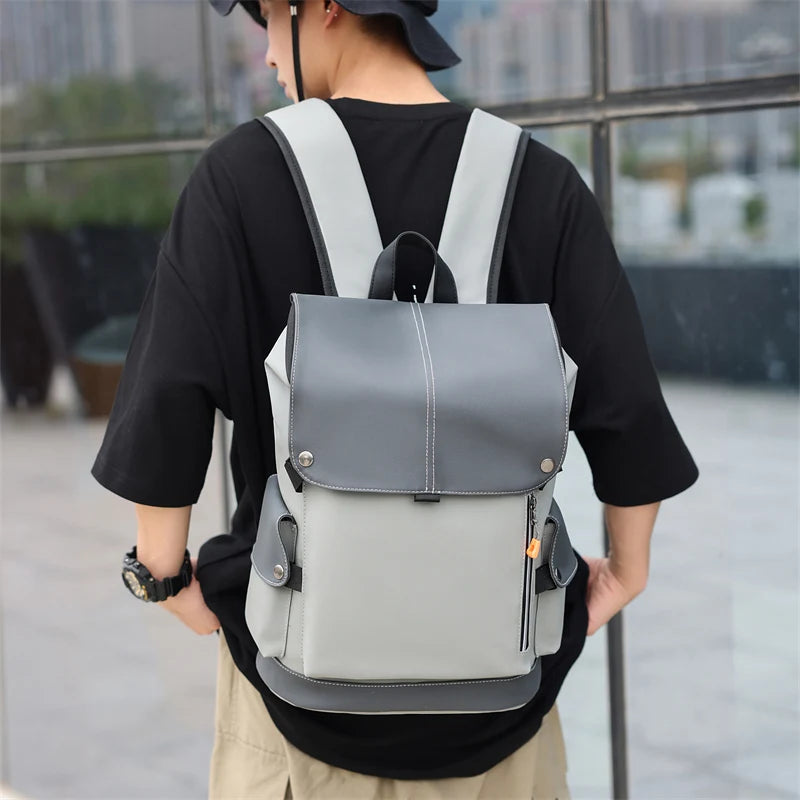 USB-Aufladung, Urban Man-Rucksack, wasserdichter Rucksack, Herren-Laptop-Rucksack, großer Computer-Rucksack für Business, Büro, Outdoor