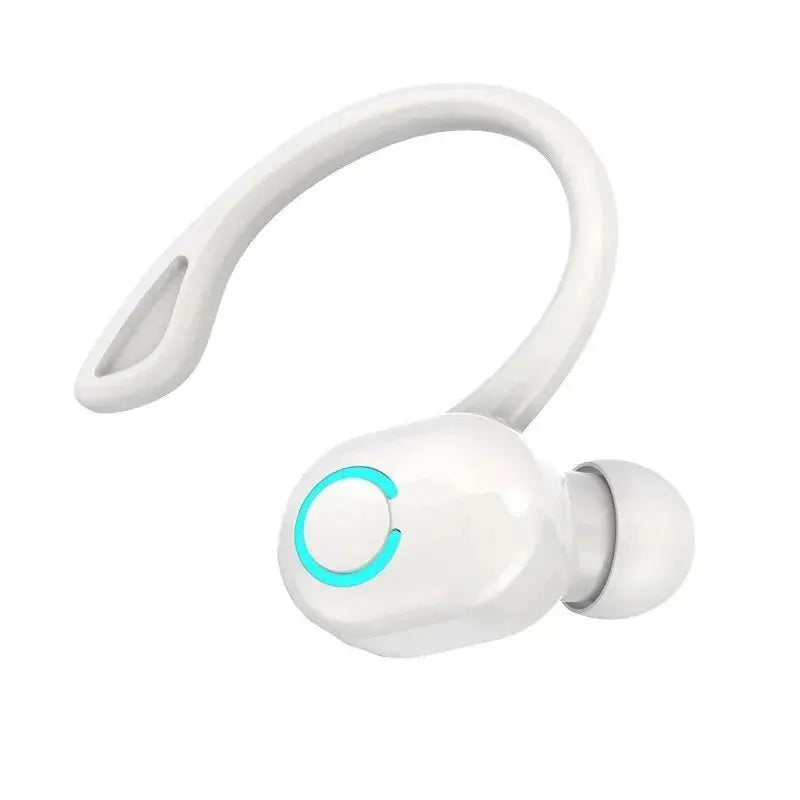 Bluetooth 5.2 Wireless Headset Einzelne Ohrbügel Ohrstöpsel Ultra Lange Akkulaufzeit Business Kopfhörer Handy Kopfhörer Ohrhörer