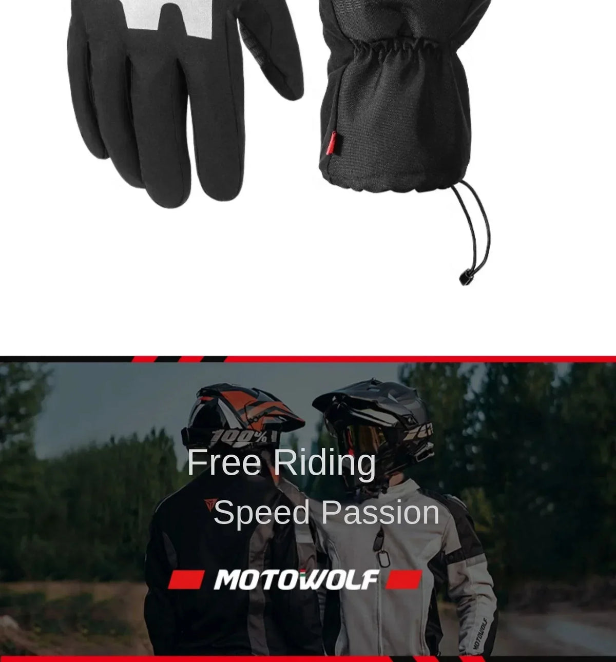 Herbst Winter Motorrad Reiten Handschuhe Wasserdichte Regenschutz Winddicht Warme Motorradfahrer Racing Fahrer Zubehör Männer Frauen