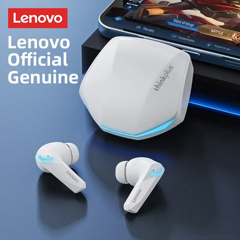 Original Lenovo GM2 Pro TWS Bluetooth 5.3 Kopfhörer Dual Modi Musik Spiel Ohrhörer HD Anrufe mit integrierten 2 Mikrofone Sport Kopfhörer