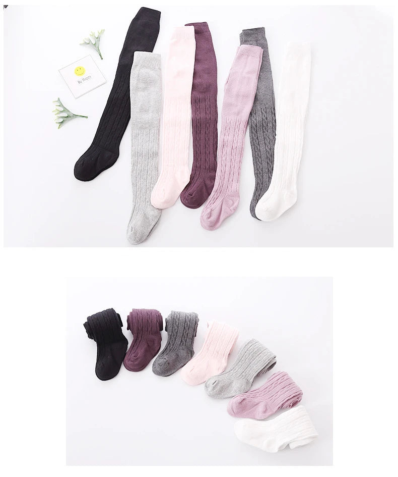 Nette Baby Mädchen Stricken Strumpfhosen Frühling Herbst Winter Kleinkind Baumwolle Strumpf Atmungsaktive Strumpfhosen Für 0-8Years Jungen Mädchen