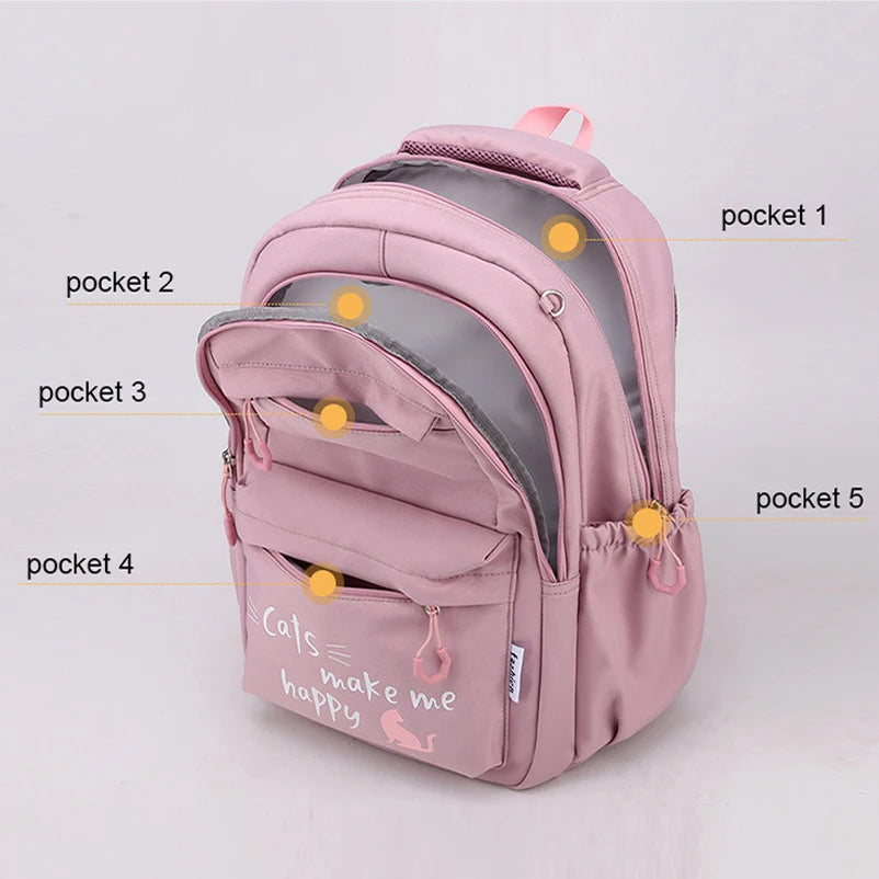 Girls Casual School Backpack