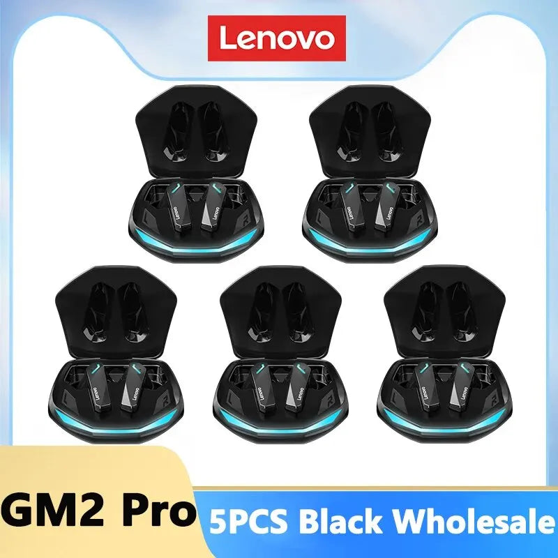 Lenovo GM2 Pro TWS Wireless HIFI Stereo Headset Kopfhörer mit geringer Latenz Gaming Musik Dual Mode Ohrhörer Musik Sport Headset