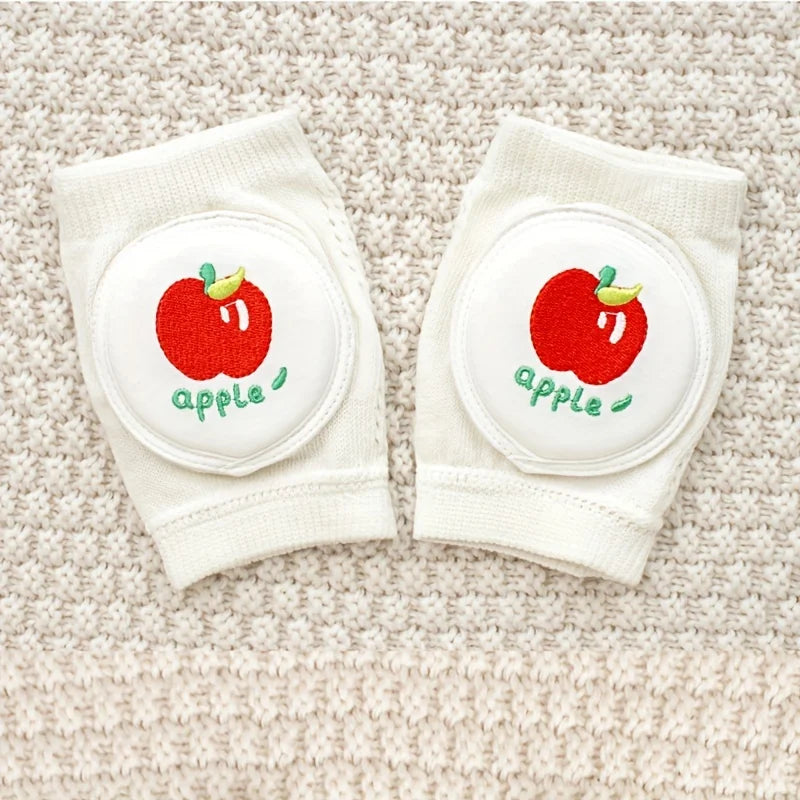 Baby-Knieschützer, leichter Sommerstil, hilft beim Krabbeln lernen, Anti-Fall, gesticktes Mesh-Design, Krabbelschutzausrüstung, elastische Schwamm-Ellbogenschützer.