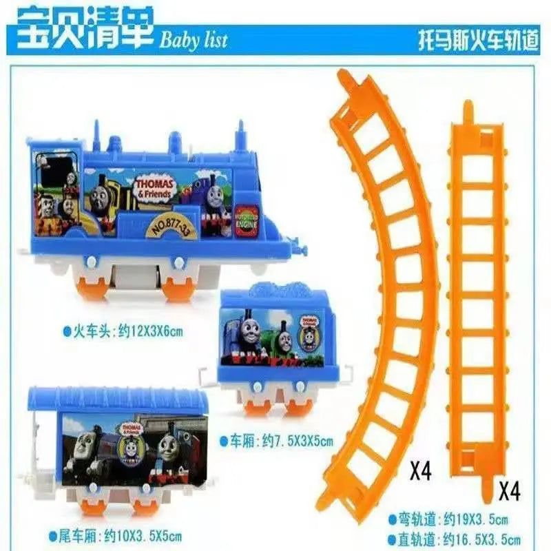 Neues Elektrisches Spielzeugeisenbahn-Set für Kinder mit Lernfunktion und Montagebahn