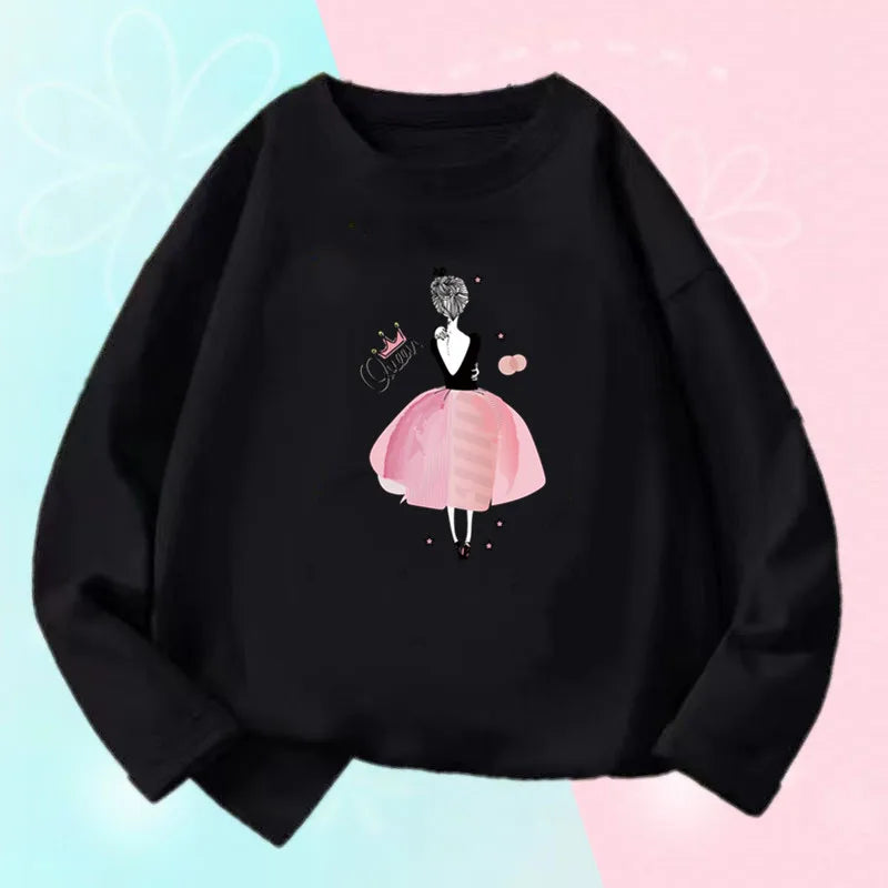 Girls Long Sleeve Graphic Tee