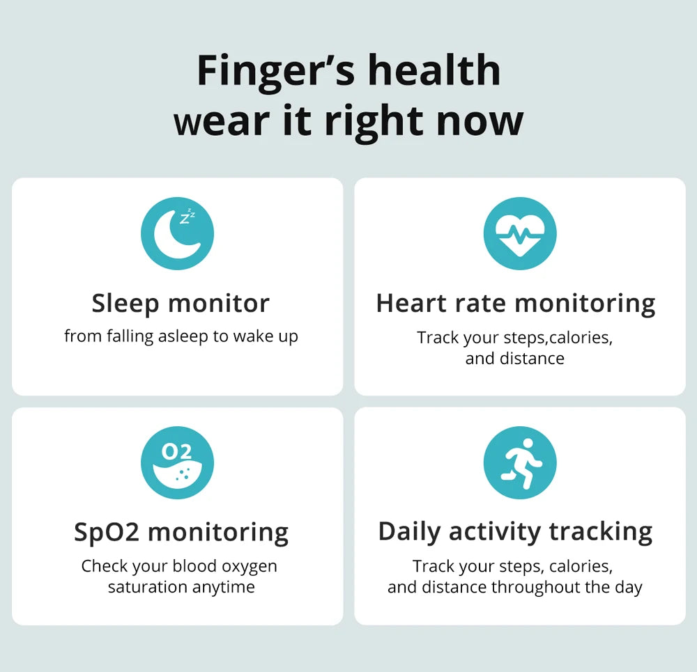 COLMI R10 Smart Ring mit Ladeetui für Männer und Frauen, Gesundheits- und Schlafmonitor, 5ATM wasserdicht, Multi-Sport-Modus