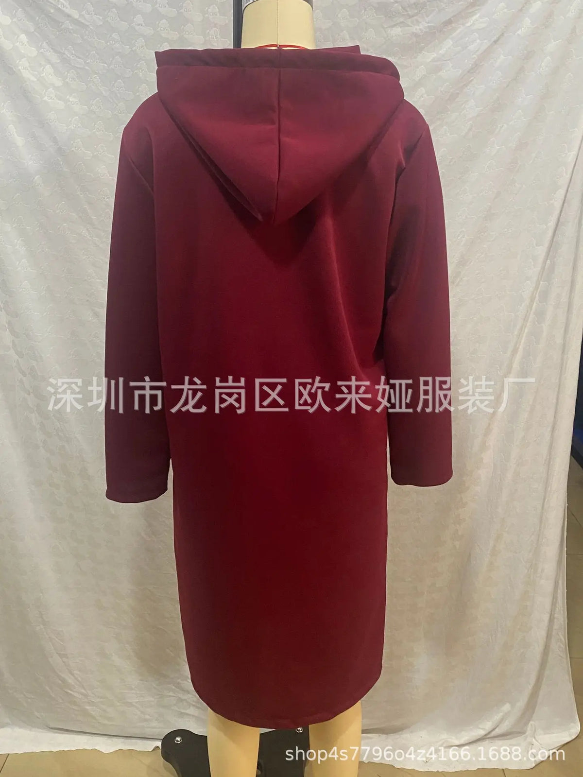 Kleider Damen Herbst Herbst Winter Mit Kapuze Sweatshirt Kleid Frauen Neue Tasche Büro Pendeln Alle-spiel Einfarbig Gestrickte Kleid