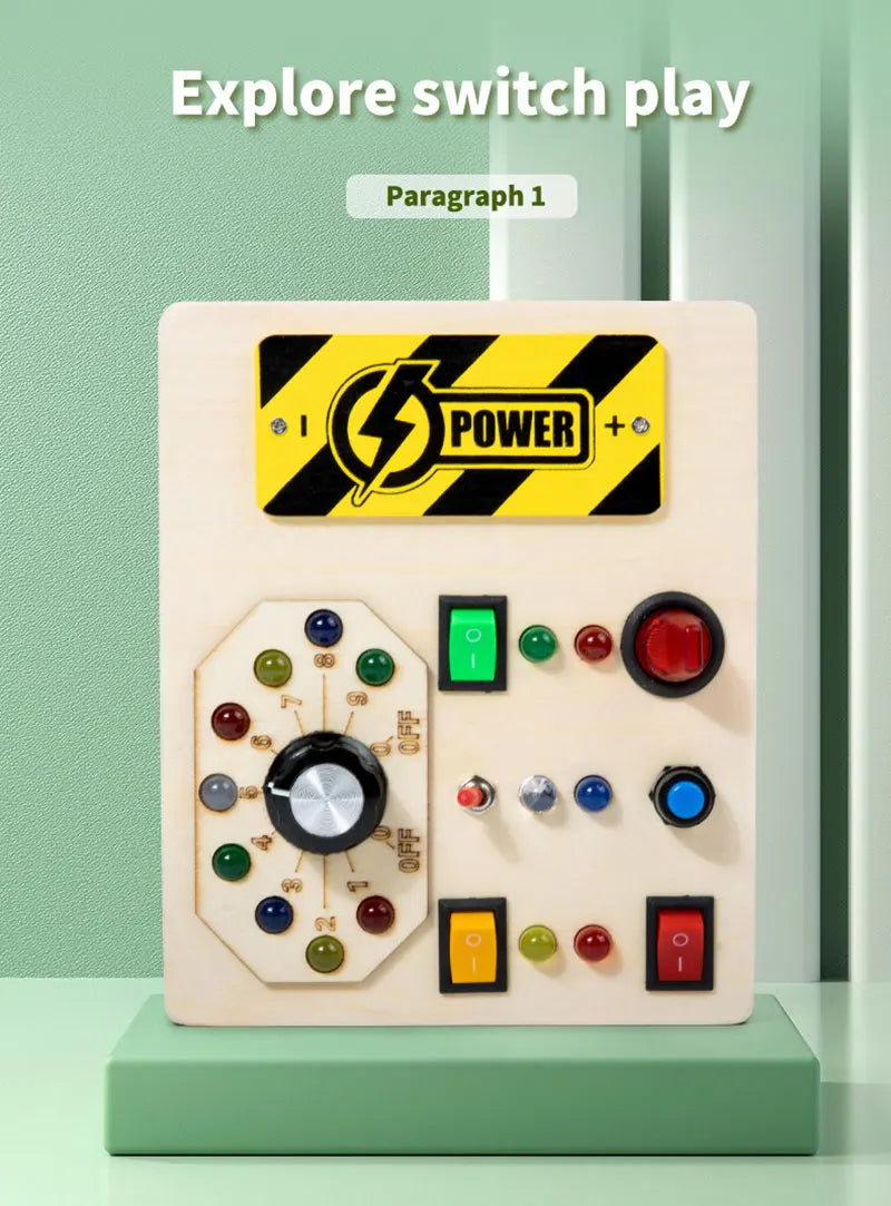 Montessori LED Busy Board