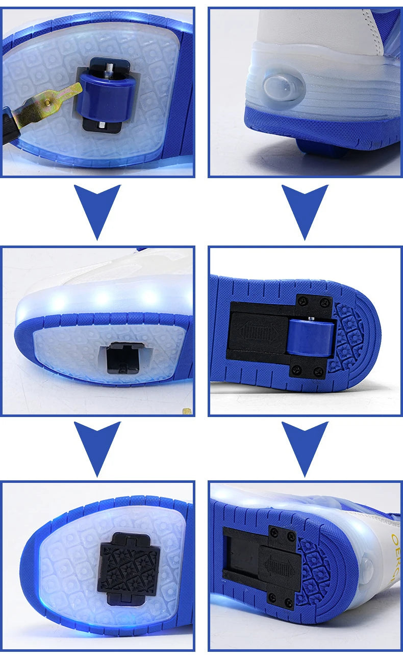 LED Roller Skate Shoes