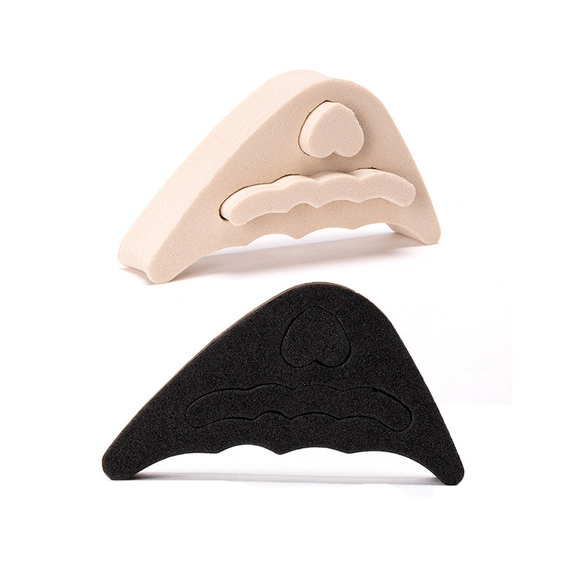 Zehenstopfen, weiche halbe Einlegesohlen, wiederverwendbare Zehenschwamm-Füller-Einsätze für Schuhe, verstellbare, zu große Fußstützen-Pads, Unisex-Schuheinlagen