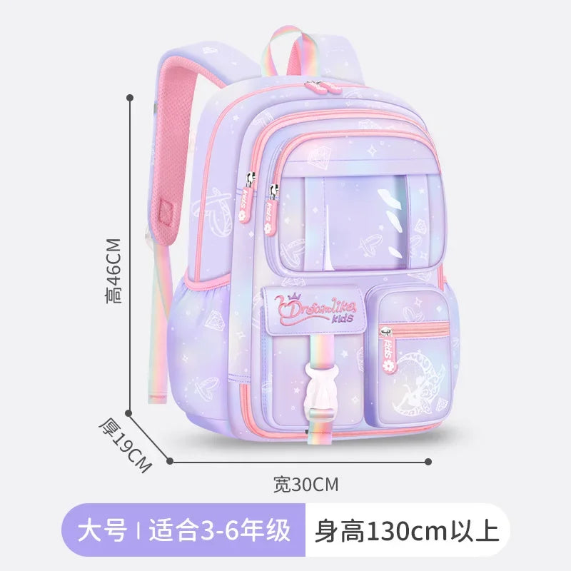 Pink Princess School Backpack