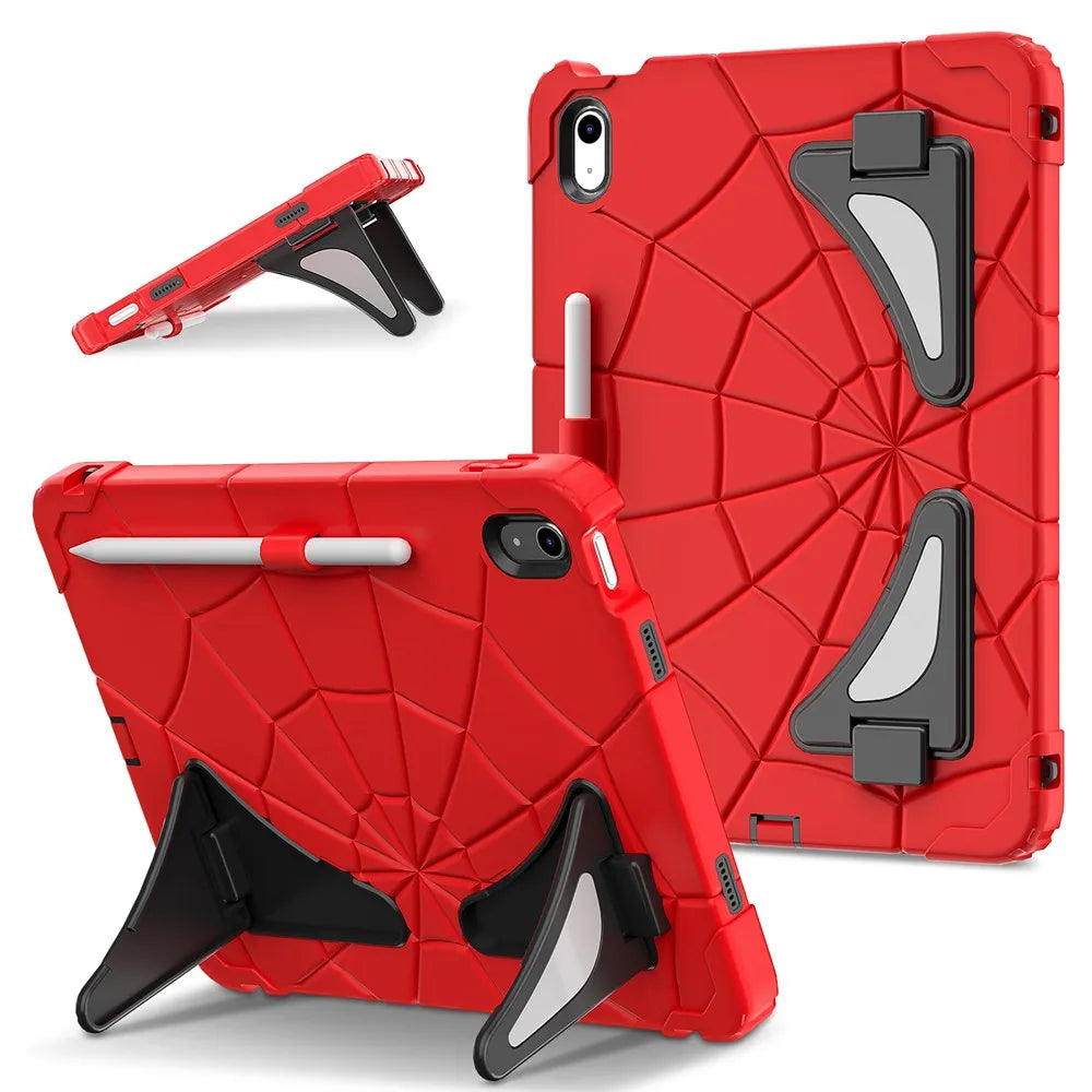 Für iPad 10. Generation 10,9 Zoll Hülle A2696 A2757 A2777 Silikon + PC Kinder Tablet Cover für iPad A16 2025 11 Zoll 11. Generation -Kein Stift