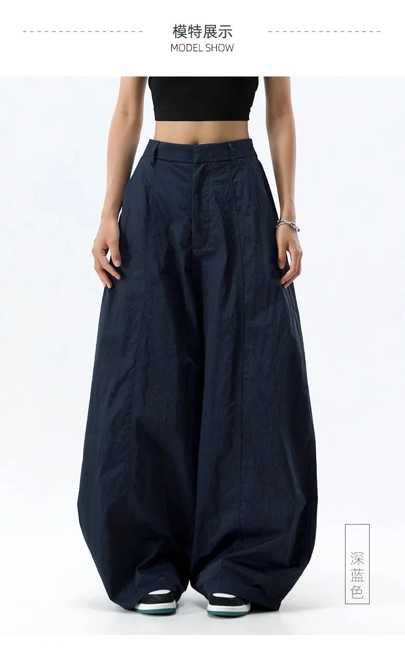 Hohe Taille Frauen Casual Hosen Gerade Büro Damen Koreanische Mode Hosen Lose Weibliche Hosen Neue 2025