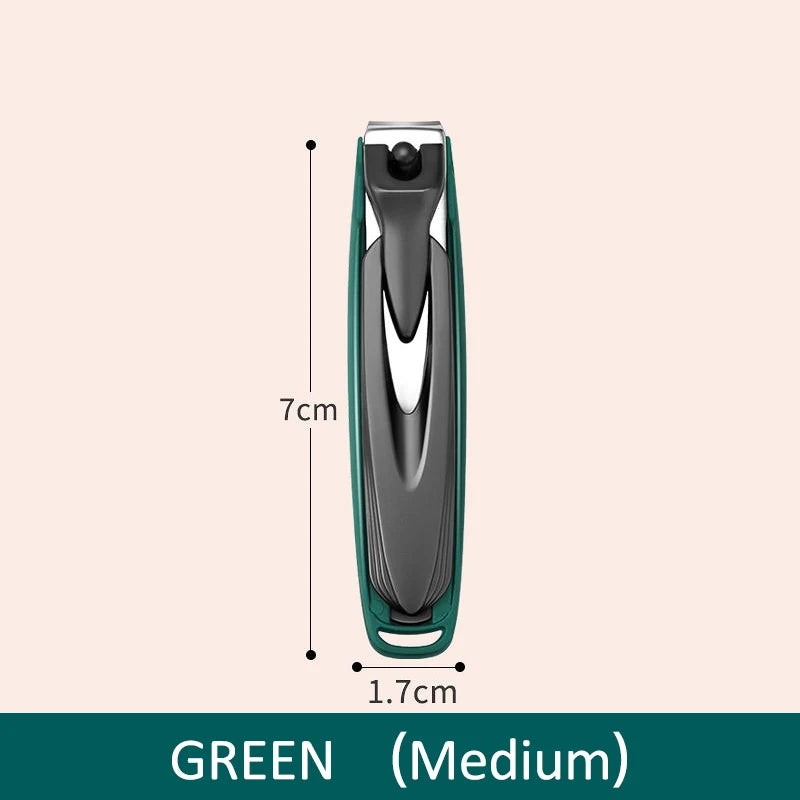 Colorful Nail Clippers, Splash-Proof, Nail Cutter, Detachable Design, Fingernail Clippers, Stainless Steel, Manicure Nail Tool
