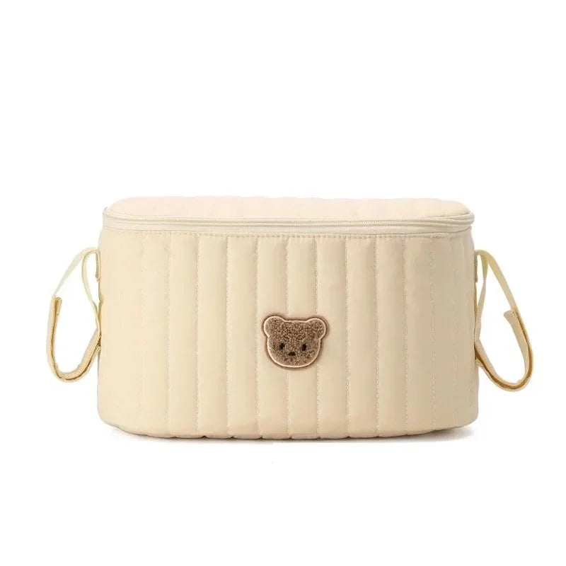 Mom Bags Korea Cute Bear Portable Multifunctional Stroller Diaper Bag Soft Maternity Storage Bags Baby Diaper Bag