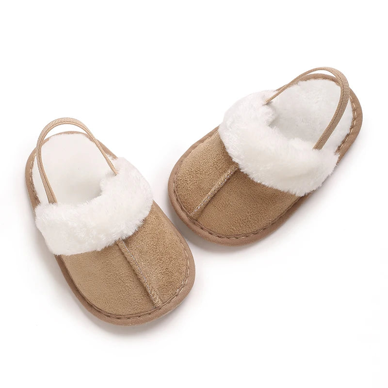 Beliebte Wanderschuhe für Herbst und Winter, Babyschuhe, 0–1 Jahre alt, warme Schuhe, Baumwollschuhe, lässige Babyschuhe mit weicher Sohle und Plüsch